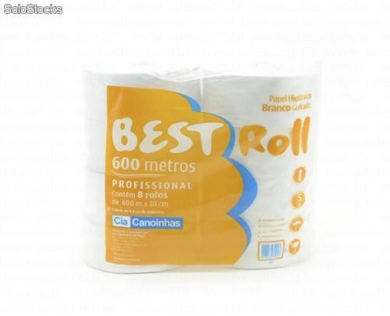 papel hig. 600M best roll branco luxo