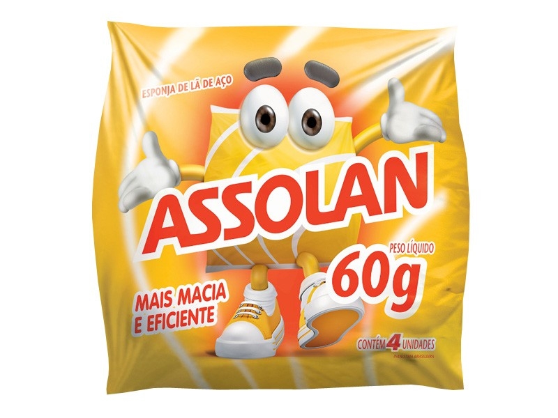 esponja aço assolan