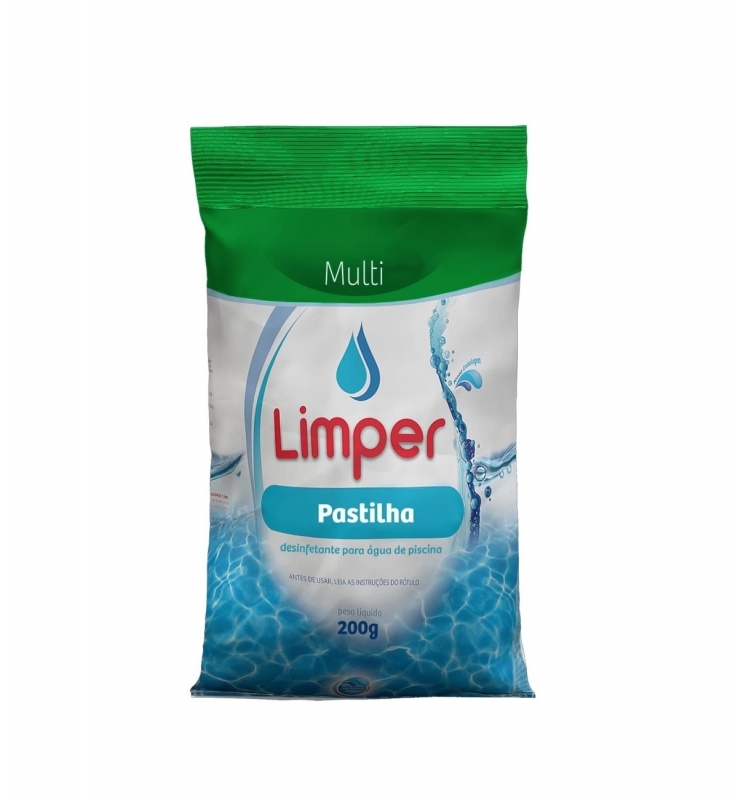 Pastilha De Cloro Multi Ação 200gr LIMPER